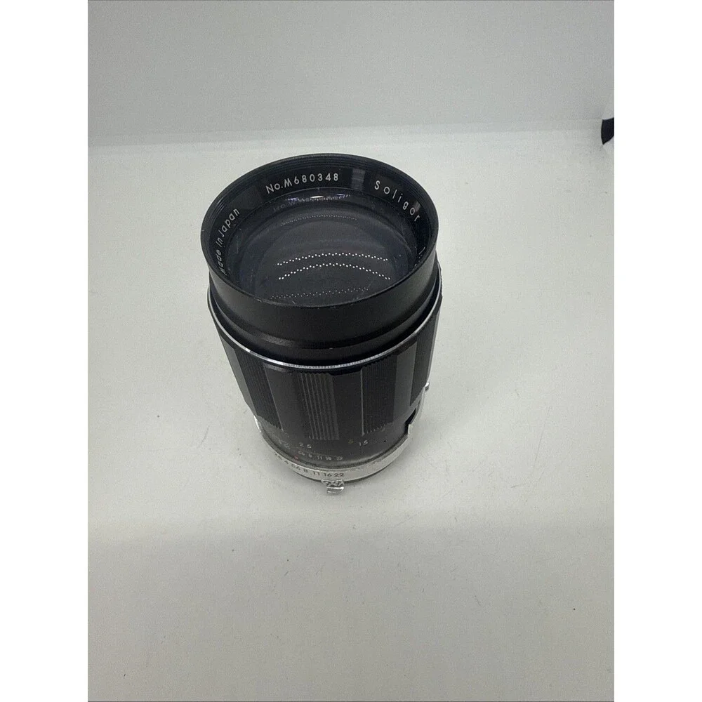 Vintage Soligor 135mm Tele-Auto 135mm f/2.8 Telephoto Lens for Minolta MD. Japan
